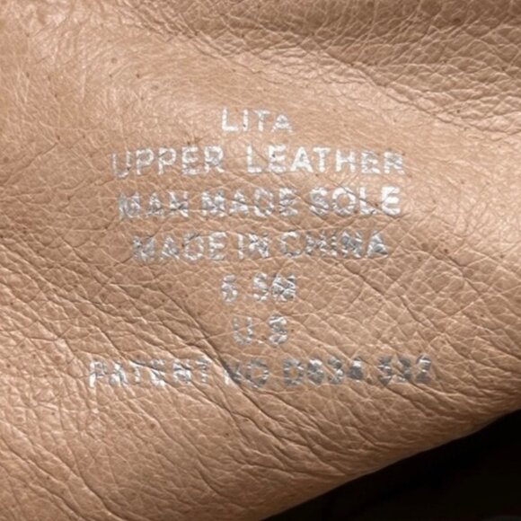 Jeffrey Campbell Havana Last Lita Greige Leather Upper Ankle Booties Size 6.5 M - Picture 7 of 16